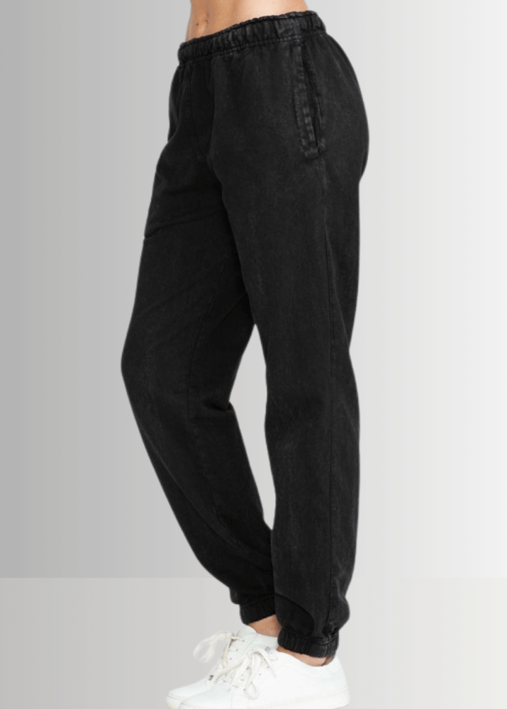 All Day French Terry Pocket Joggers in Mauve