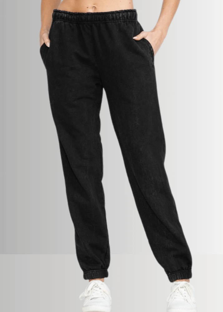 All Day French Terry Pocket Joggers in Mauve
