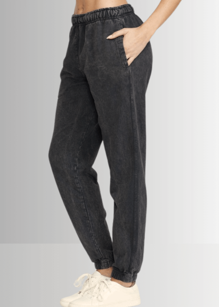 All Day French Terry Pocket Joggers in Mauve
